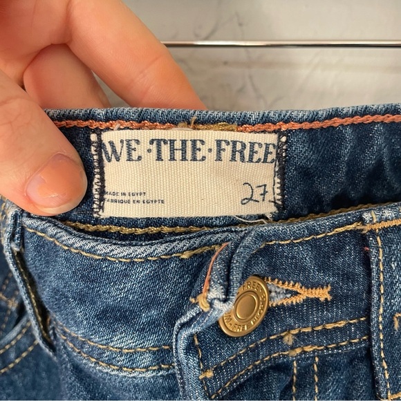 Free People We the Free Blue Flare Women's Jeans sz 27” - Picture 5 of 10